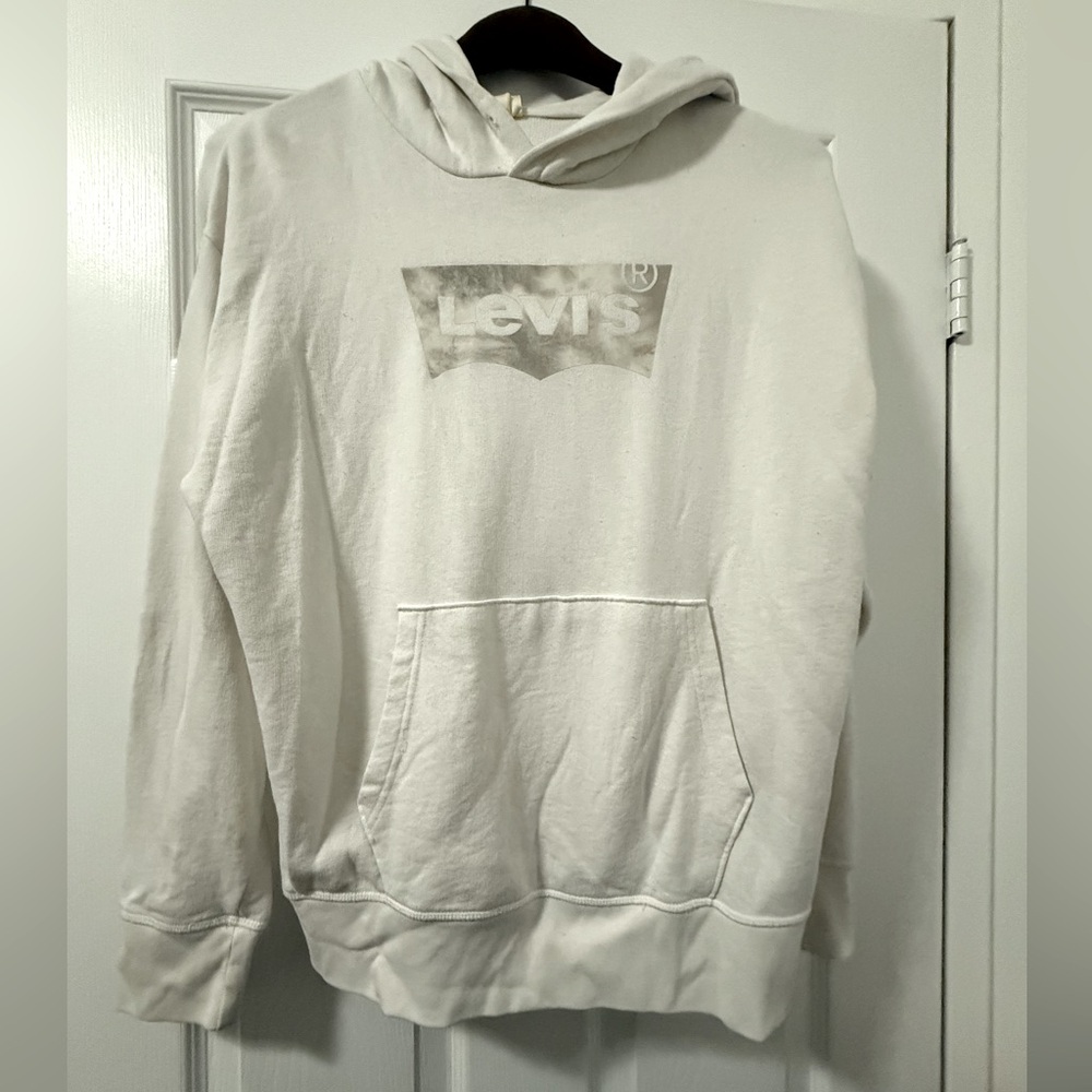 Levi's White Hoodie for Women size Medium